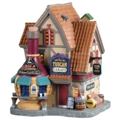 Lemax Multicolored The Tuscan Carafe Christmas Village 7 In.