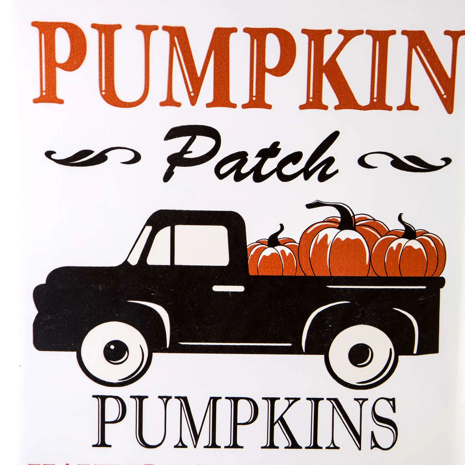 Glitzhome 23.62 In. Enameled Metal Truck Sign Wall Decor - Image 2