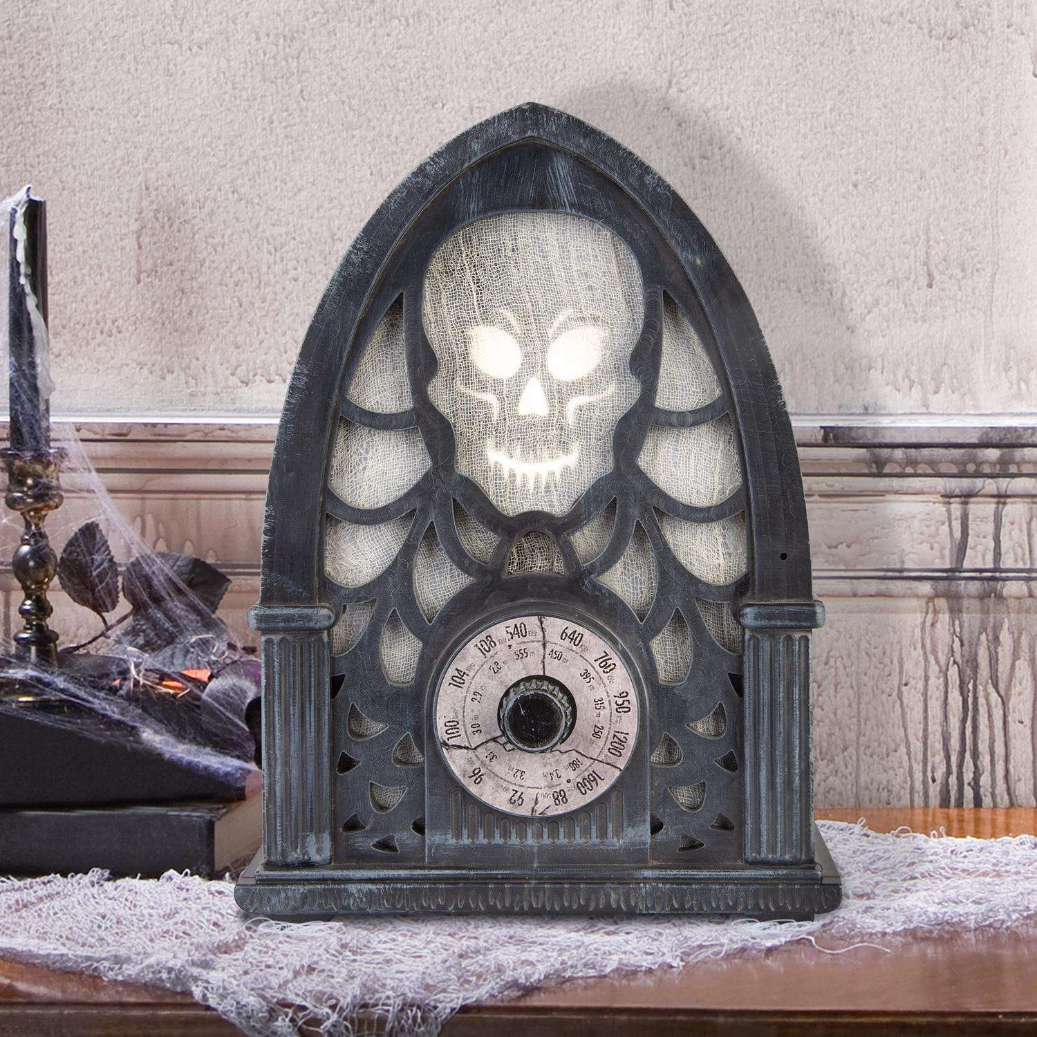 Gemmy EmoteGlow Haunted Radio Tabletop Decor - Image 2