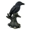 Touch Of Nature 6.5 In. Crow On Tree Branch Halloween Decor